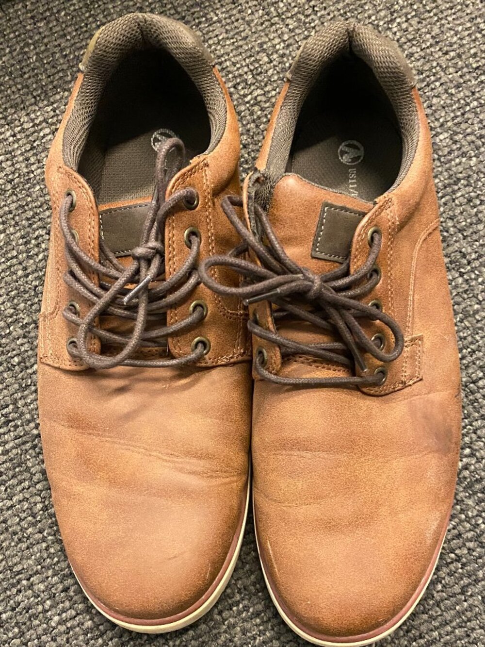 Lightly Used Mens Amazon NCCB Casual Lace Up Oxfords In Brown / Size 11